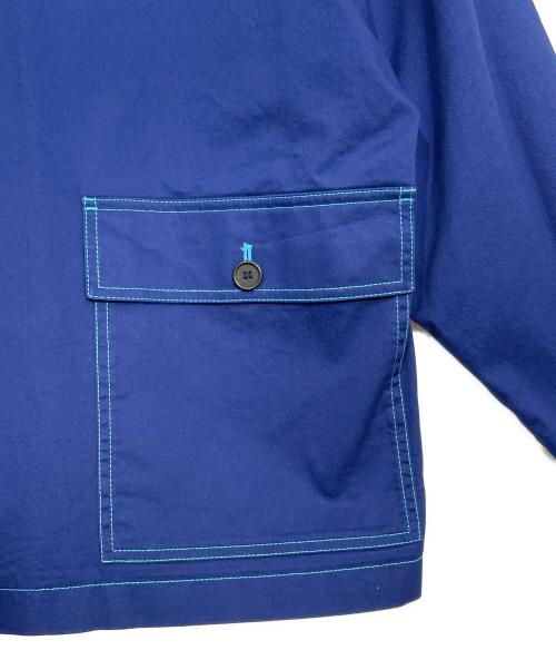 UNIQLO（ユニクロ）UNIQLO (ユニクロ) MARNI (マルニ) ユーティリティジャケット ブルー サイズ:Lの古着・服飾アイテム