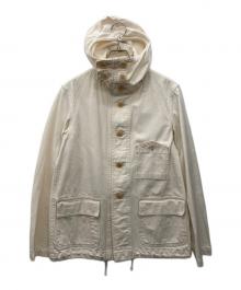 YANKSHIRE（ヤンクシャー）の古着「フーデッドジャケット」｜アイボリー