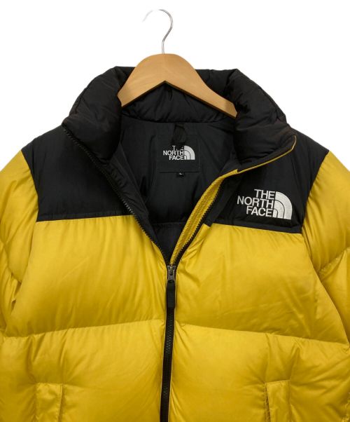 THE NORTH FACE（ザ ノース フェイス）THE NORTH FACE (ザ ノース フェイス) ダウンジャケット ブラック×イエロー サイズ:Lの古着・服飾アイテム