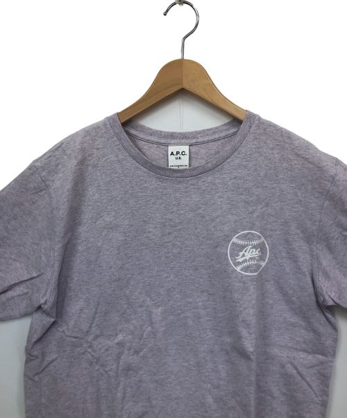 A.P.C.（アーペーセー）A.P.C. (アーペーセー) Tシャツ ラベンダー サイズ:Mの古着・服飾アイテム