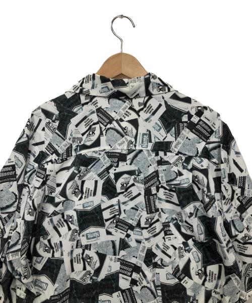 Name.（ネーム）Name. (ネーム) オープンカラーシャツ ブラック×ホワイト サイズ:1の古着・服飾アイテム