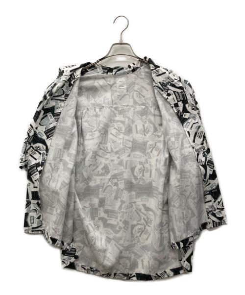 Name.（ネーム）Name. (ネーム) オープンカラーシャツ ブラック×ホワイト サイズ:1の古着・服飾アイテム