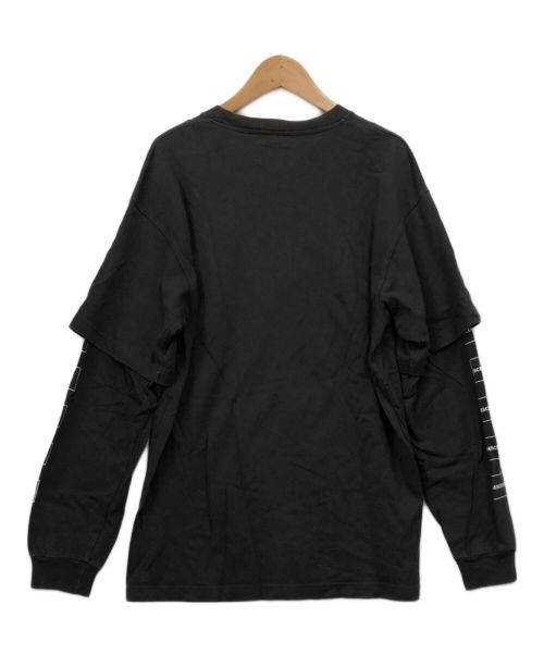 DESCENDANT（ディセンダント）DESCENDANT (ディセンダント) レイヤードカットソー ブラック サイズ:1の古着・服飾アイテム