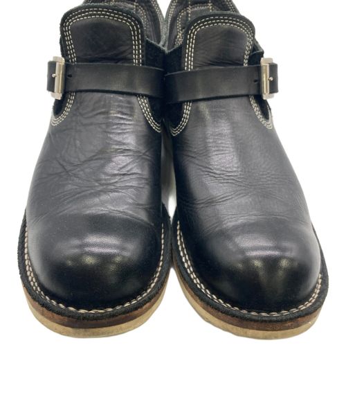 ZERROWS（ゼローズ）ZERROWS (ゼローズ) プルオンブーツ ブラック サイズ:8 1/2の古着・服飾アイテム