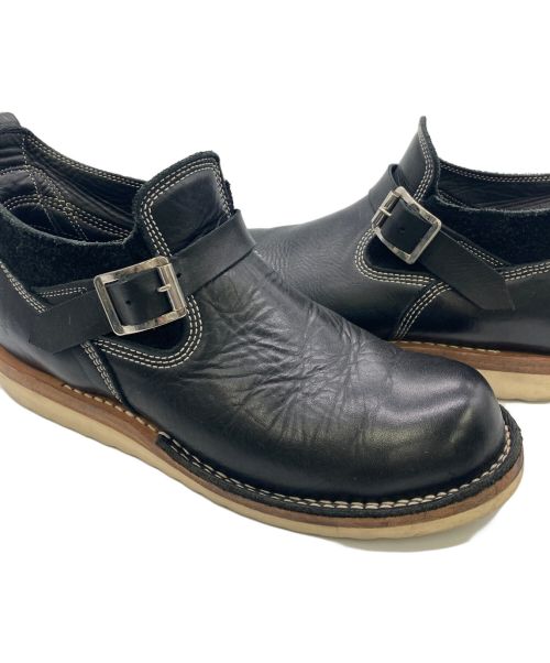 ZERROWS（ゼローズ）ZERROWS (ゼローズ) プルオンブーツ ブラック サイズ:8 1/2の古着・服飾アイテム