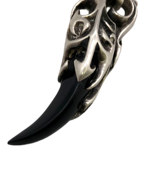 WOLFMAN B.R.S（ウルフマンＢＲＳ）WOLFMAN B.R.S (ウルフマンＢＲＳ) ネックレス シルバー×ブラックの古着・服飾アイテム