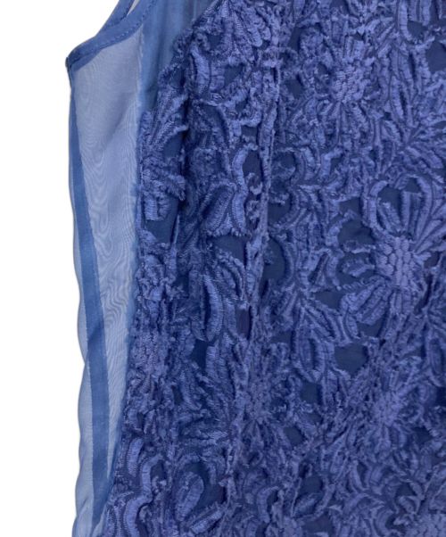 FRAY ID（フレイ アイディー）FRAY ID (フレイ アイディー) ノースリーブワンピース ブルー サイズ:1の古着・服飾アイテム