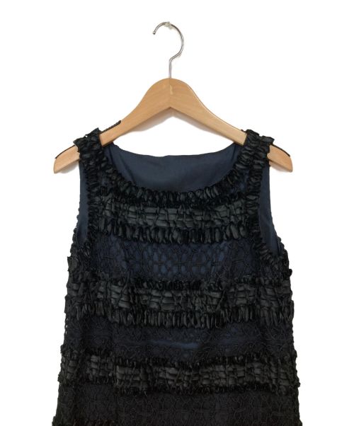 ANAYI（アナイ）ANAYI (アナイ) ノースリーブワンピース ネイビー サイズ:36の古着・服飾アイテム