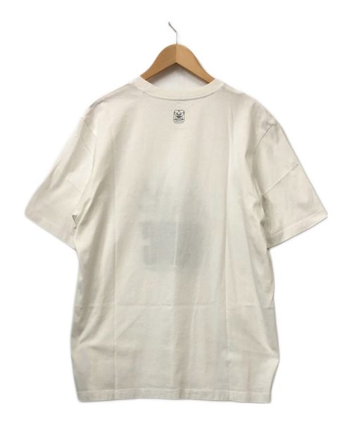 OAMC（オーエーエムシー）OAMC (オーエーエムシー) Tシャツ ホワイト×ネイビー サイズ:Mの古着・服飾アイテム