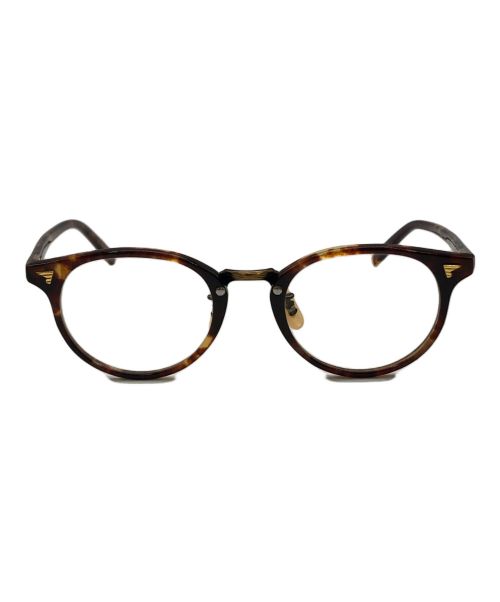BJ CLASSIC COLECTION（ブロスジャパンクラシックコレクション）BJ CLASSIC COLECTION (ブロスジャパンクラシックコレクション) 眼鏡 ブラウン サイズ:46□20-145の古着・服飾アイテム