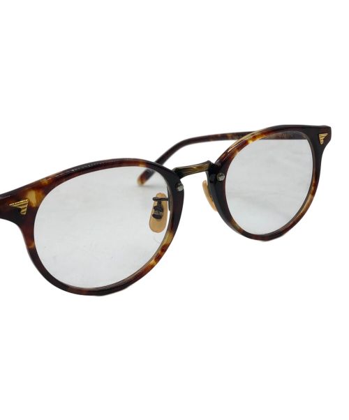 BJ CLASSIC COLECTION（ブロスジャパンクラシックコレクション）BJ CLASSIC COLECTION (ブロスジャパンクラシックコレクション) 眼鏡 ブラウン サイズ:46□20-145の古着・服飾アイテム