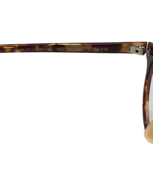 BJ CLASSIC COLECTION（ブロスジャパンクラシックコレクション）BJ CLASSIC COLECTION (ブロスジャパンクラシックコレクション) 眼鏡 ブラウン サイズ:46□20-145の古着・服飾アイテム