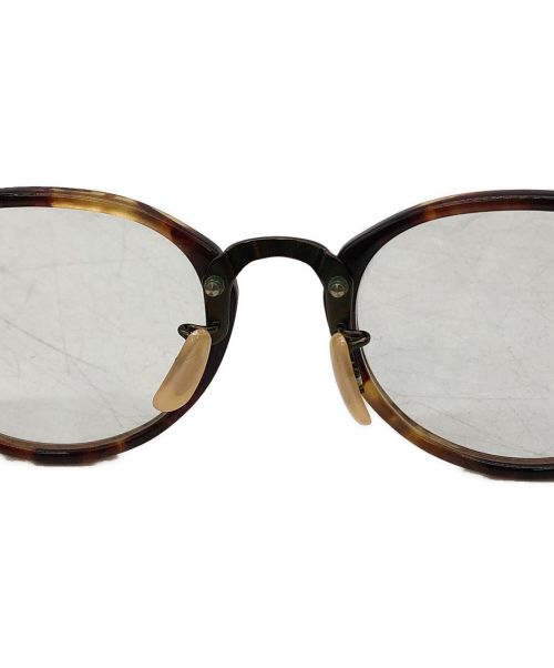 BJ CLASSIC COLECTION（ブロスジャパンクラシックコレクション）BJ CLASSIC COLECTION (ブロスジャパンクラシックコレクション) 眼鏡 ブラウン サイズ:46□20-145の古着・服飾アイテム