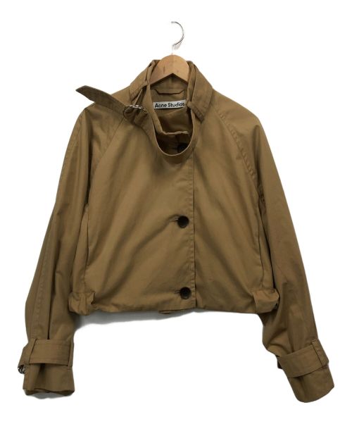 Acne studios（アクネ ストゥディオズ）Acne studios (アクネ ストゥディオス) ショートトレンチジャケット キャメル サイズ:34の古着・服飾アイテム