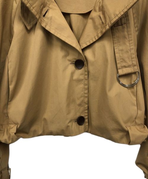 Acne studios（アクネ ストゥディオズ）Acne studios (アクネ ストゥディオス) ショートトレンチジャケット キャメル サイズ:34の古着・服飾アイテム