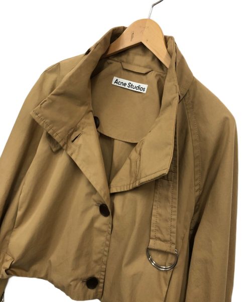 Acne studios（アクネ ストゥディオズ）Acne studios (アクネ ストゥディオス) ショートトレンチジャケット キャメル サイズ:34の古着・服飾アイテム