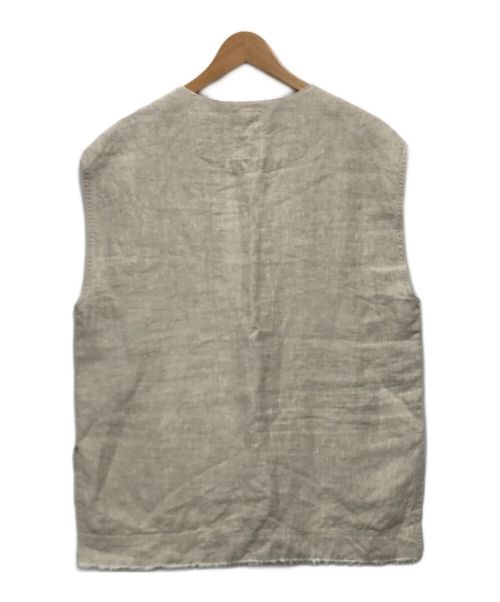SHENERY（シーナリー）SHENERY (シーナリー) Vネックベスト アイボリー サイズ:フリーの古着・服飾アイテム