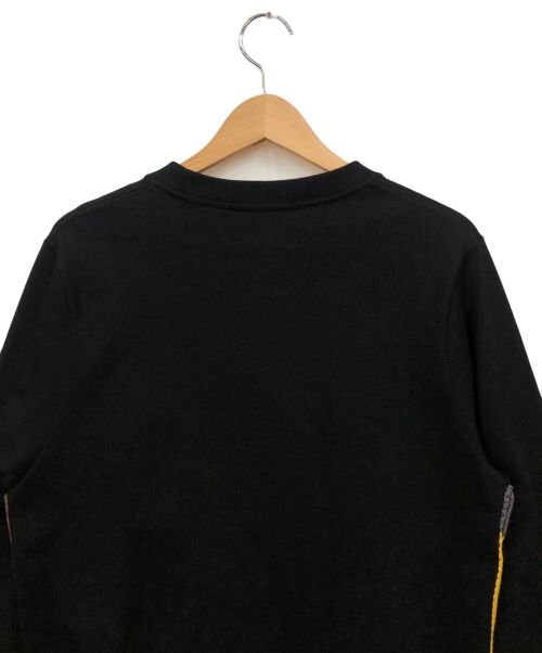 JIL SANDER（ジルサンダー）JIL SANDER (ジルサンダー) サイドフリンジオーバーサイズカットソー ブラック サイズ:Sの古着・服飾アイテム