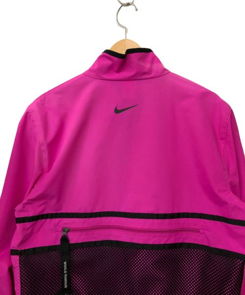 SUPREME × NIKE（シュプリーム × ナイキ）SUPREME × NIKE (シュプリーム × ナイキ) ナイロンジャケット ピンク×ブラック サイズ:Mの古着・服飾アイテム