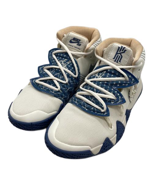 NIKE（ナイキ）NIKE (ナイキ) スニーカー ホワイト×ネイビー サイズ:27.5の古着・服飾アイテム