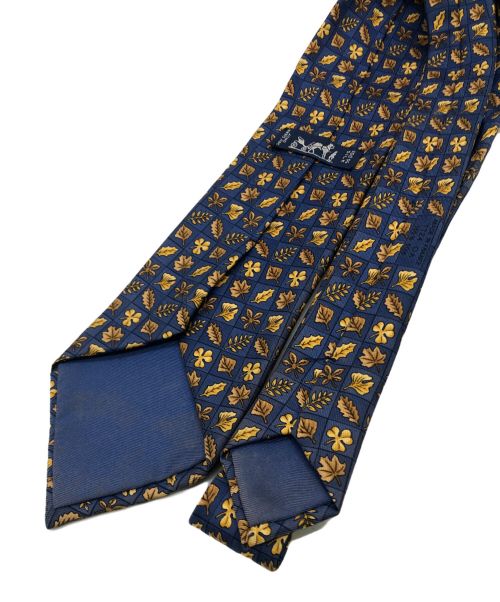 HERMES（エルメス）HERMES (エルメス) ネクタイ ネイビー サイズ:フリーの古着・服飾アイテム