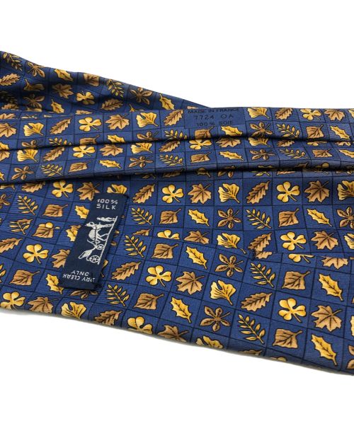 HERMES（エルメス）HERMES (エルメス) ネクタイ ネイビー サイズ:フリーの古着・服飾アイテム