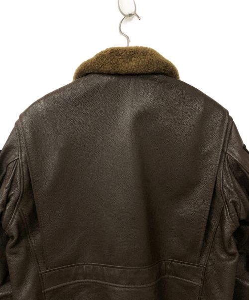 THE REAL McCOY'S（ザ・リアルマッコイズ）THE REAL McCOY'S (ザ・リアルマッコイズ) G-1フライトジャケット ブラウン サイズ:42の古着・服飾アイテム