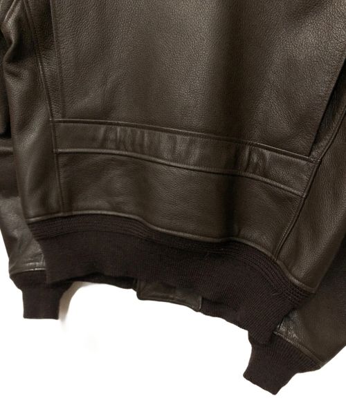 THE REAL McCOY'S（ザ・リアルマッコイズ）THE REAL McCOY'S (ザ・リアルマッコイズ) G-1フライトジャケット ブラウン サイズ:42の古着・服飾アイテム