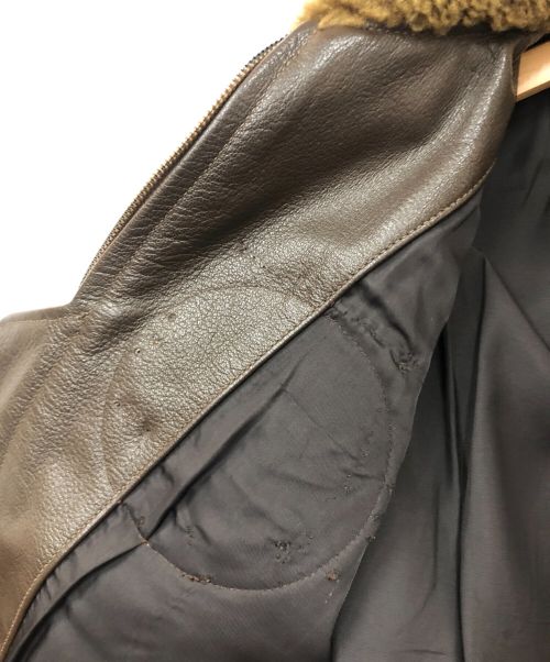 THE REAL McCOY'S（ザ・リアルマッコイズ）THE REAL McCOY'S (ザ・リアルマッコイズ) G-1フライトジャケット ブラウン サイズ:42の古着・服飾アイテム