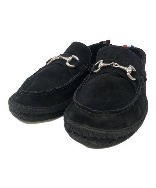 gaimo（ガイモ）gaimo (ガイモ) モカシンシューズ ブラック サイズ:41(25.5)の古着・服飾アイテム