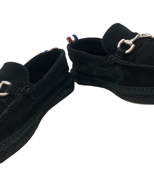 gaimo（ガイモ）gaimo (ガイモ) モカシンシューズ ブラック サイズ:41(25.5)の古着・服飾アイテム