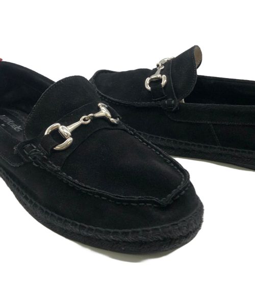 gaimo（ガイモ）gaimo (ガイモ) モカシンシューズ ブラック サイズ:41(25.5)の古着・服飾アイテム