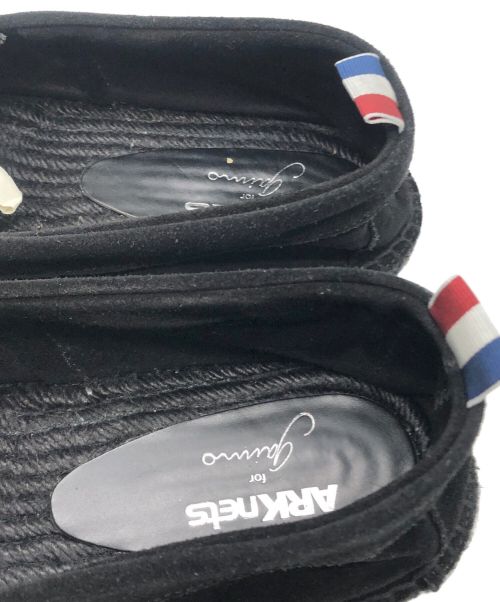 gaimo（ガイモ）gaimo (ガイモ) モカシンシューズ ブラック サイズ:41(25.5)の古着・服飾アイテム