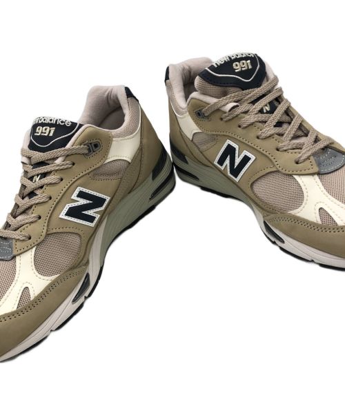 NEW BALANCE（ニューバランス）NEW BALANCE (ニューバランス) スニーカー カーキ×ホワイト サイズ:27.5の古着・服飾アイテム