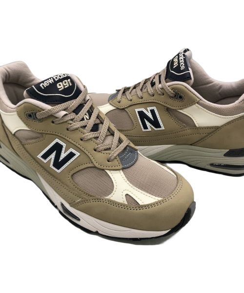 NEW BALANCE（ニューバランス）NEW BALANCE (ニューバランス) スニーカー カーキ×ホワイト サイズ:27.5の古着・服飾アイテム