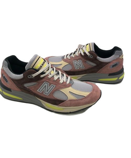 NEW BALANCE（ニューバランス）NEW BALANCE (ニューバランス) スニーカー ピンク×グレー サイズ:27.5 未使用品の古着・服飾アイテム