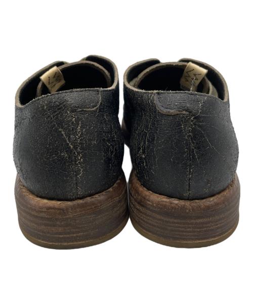 VISVIM（ビズビム）VISVIM (ビズビム) ハモンドフォーククラックレザーシューズ ブラック サイズ:US9.5の古着・服飾アイテム