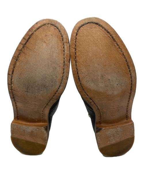 VISVIM（ビズビム）VISVIM (ビズビム) ハモンドフォーククラックレザーシューズ ブラック サイズ:US9.5の古着・服飾アイテム