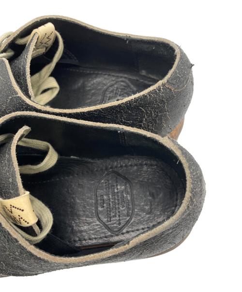 VISVIM（ビズビム）VISVIM (ビズビム) ハモンドフォーククラックレザーシューズ ブラック サイズ:US9.5の古着・服飾アイテム