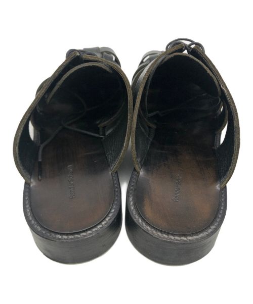 HENDER SCHEME（エンダースキーマ）HENDER SCHEME (エンダースキーマ) サンダル ブラック サイズ:5の古着・服飾アイテム