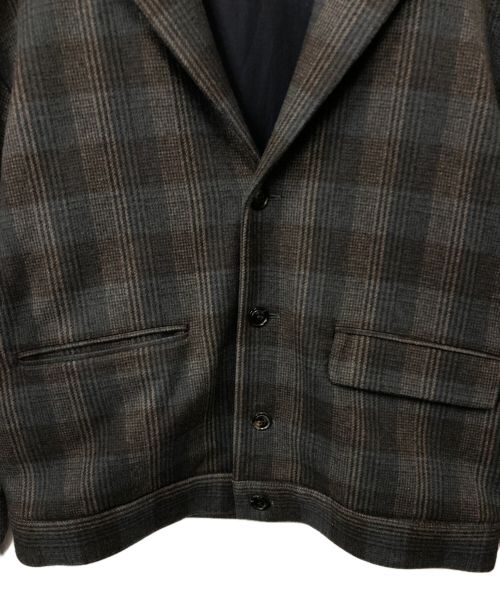 URU（ウル）URU (ウル) ウールジャケット ライトグレー サイズ:Mの古着・服飾アイテム