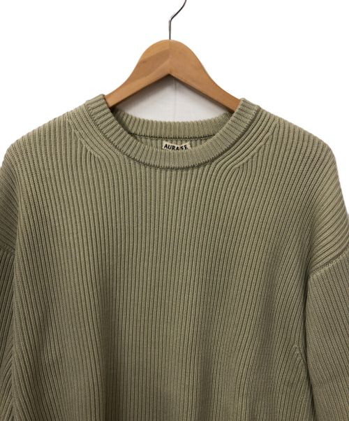 AURALEE（オーラリー）AURALEE (オーラリー) ニット ベージュ サイズ:Lの古着・服飾アイテム