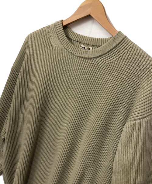 AURALEE（オーラリー）AURALEE (オーラリー) ニット ベージュ サイズ:Lの古着・服飾アイテム