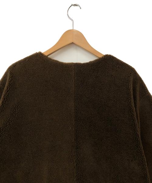 JOURNAL STANDARD relume（ジャーナルスタンダード レリューム）JOURNAL STANDARD relume (ジャーナルスタンダード レリューム) フェイクムートンコート ブラウン サイズ:36の古着・服飾アイテム