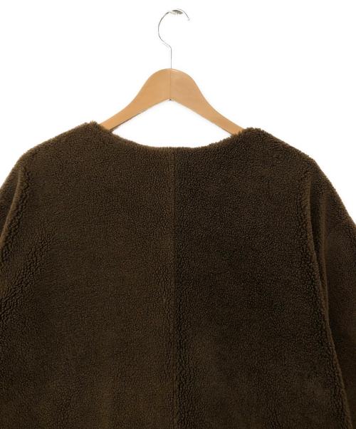 JOURNAL STANDARD relume（ジャーナルスタンダード レリューム）JOURNAL STANDARD relume (ジャーナルスタンダード レリューム) フェイクムートンコート ブラウン サイズ:36の古着・服飾アイテム