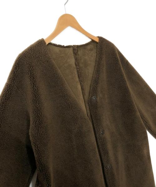 JOURNAL STANDARD relume（ジャーナルスタンダード レリューム）JOURNAL STANDARD relume (ジャーナルスタンダード レリューム) フェイクムートンコート ブラウン サイズ:36の古着・服飾アイテム