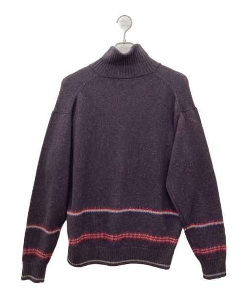 McGREGOR（マックレガー）McGREGOR (マックレガー) ハーフジップニット パープル サイズ:L 未使用品の古着・服飾アイテム
