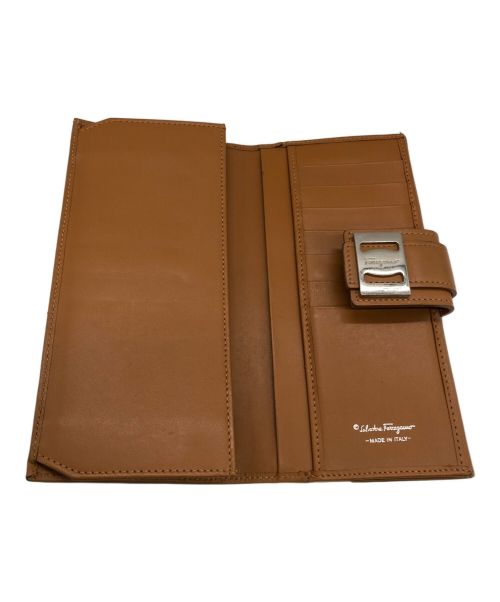 Salvatore Ferragamo（サルヴァトーレ フェラガモ）Salvatore Ferragamo (サルヴァトーレ フェラガモ) 長財布 ブラウンの古着・服飾アイテム