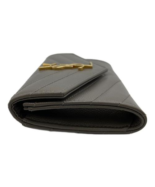 Saint Laurent Paris（サンローランパリ）Saint Laurent Paris (サンローランパリ) 名刺入れ グレージュの古着・服飾アイテム