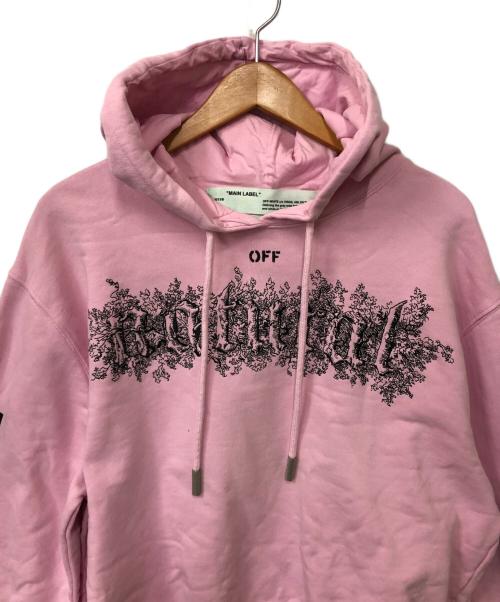 OFFWHITE（オフホワイト）OFFWHITE (オフホワイト) プルオーバーパーカー ピンク サイズ:36の古着・服飾アイテム